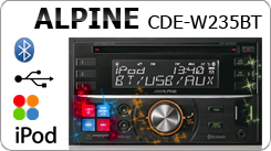 ALPINE CDE-W235BT