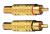 Phonocar &nbsp;&nbsp; 4/649.2 - Connettore coassiale dorato RCA