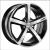 Arcasting K11 - Nero Diamantato 5X100 PER ALFA 147-156 GOLF IV PT CRUISER AUDI A3
