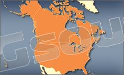 AV Map CF Mappa Nord America per Geosat 2