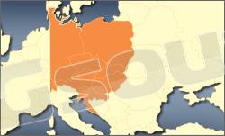 AV Map Mappa Est Europa estesa Ver. 9.0 SD G5 per geosat 5
