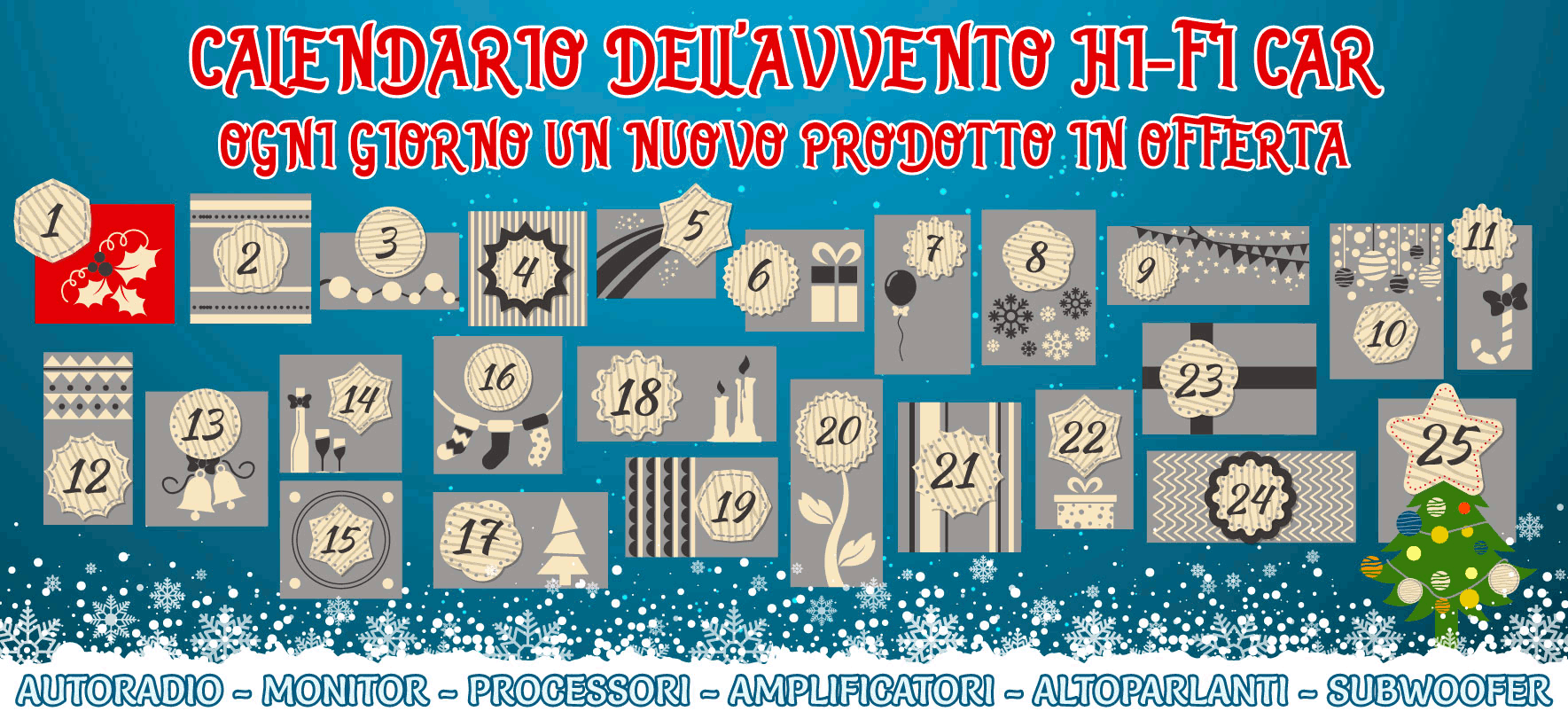 Calendario dell'Avvento Hi-Fi