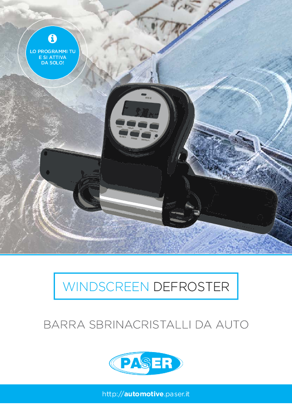 Sbrinatore del parabrezza dell'auto Profumo per auto Sbrinatore a