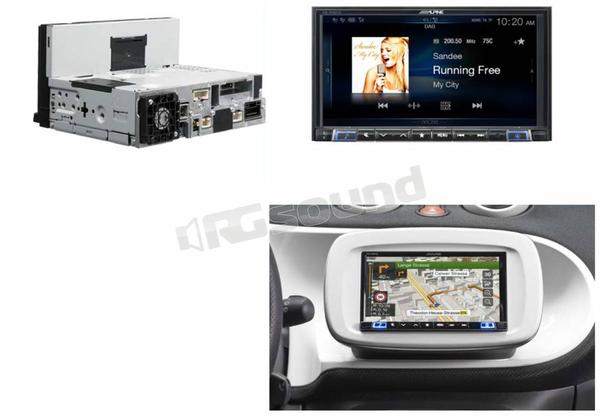 Alpine KIT-SMART-W997D-WHITE