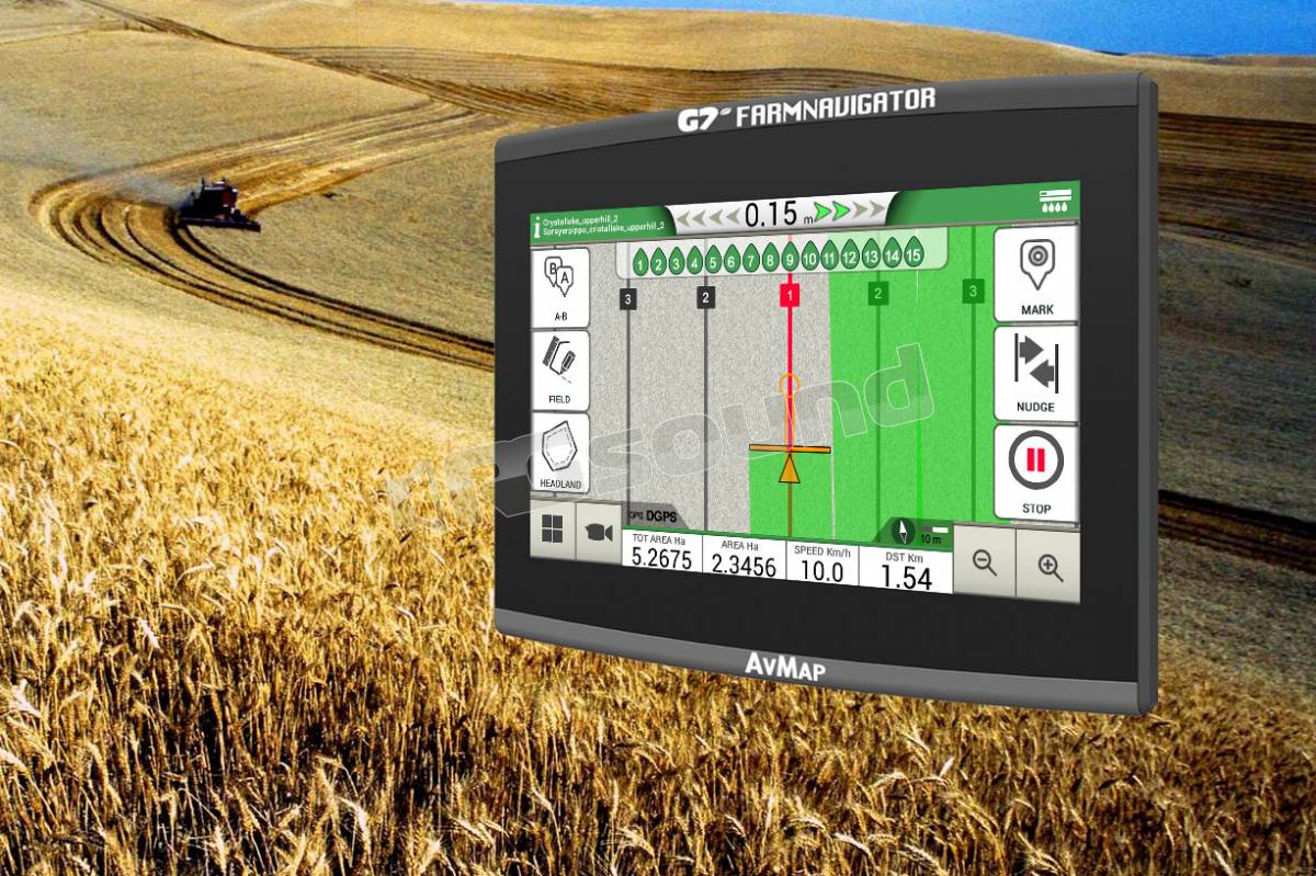 AV Map G7 Ezy Farmnavigator + Turtle PRO GPS/GNSS