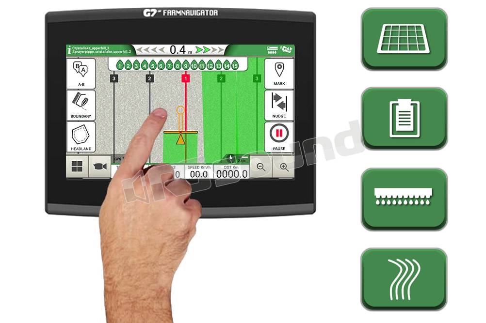 AV Map G7 Ezy Farmnavigator + Turtle Smart GPS/GNSS