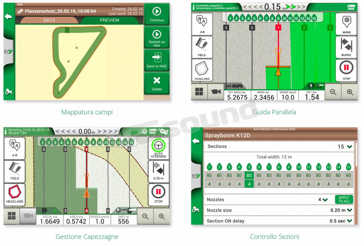 AV Map G7 Plus Farmnavigator + Turtle PRO2 GNSS receiver