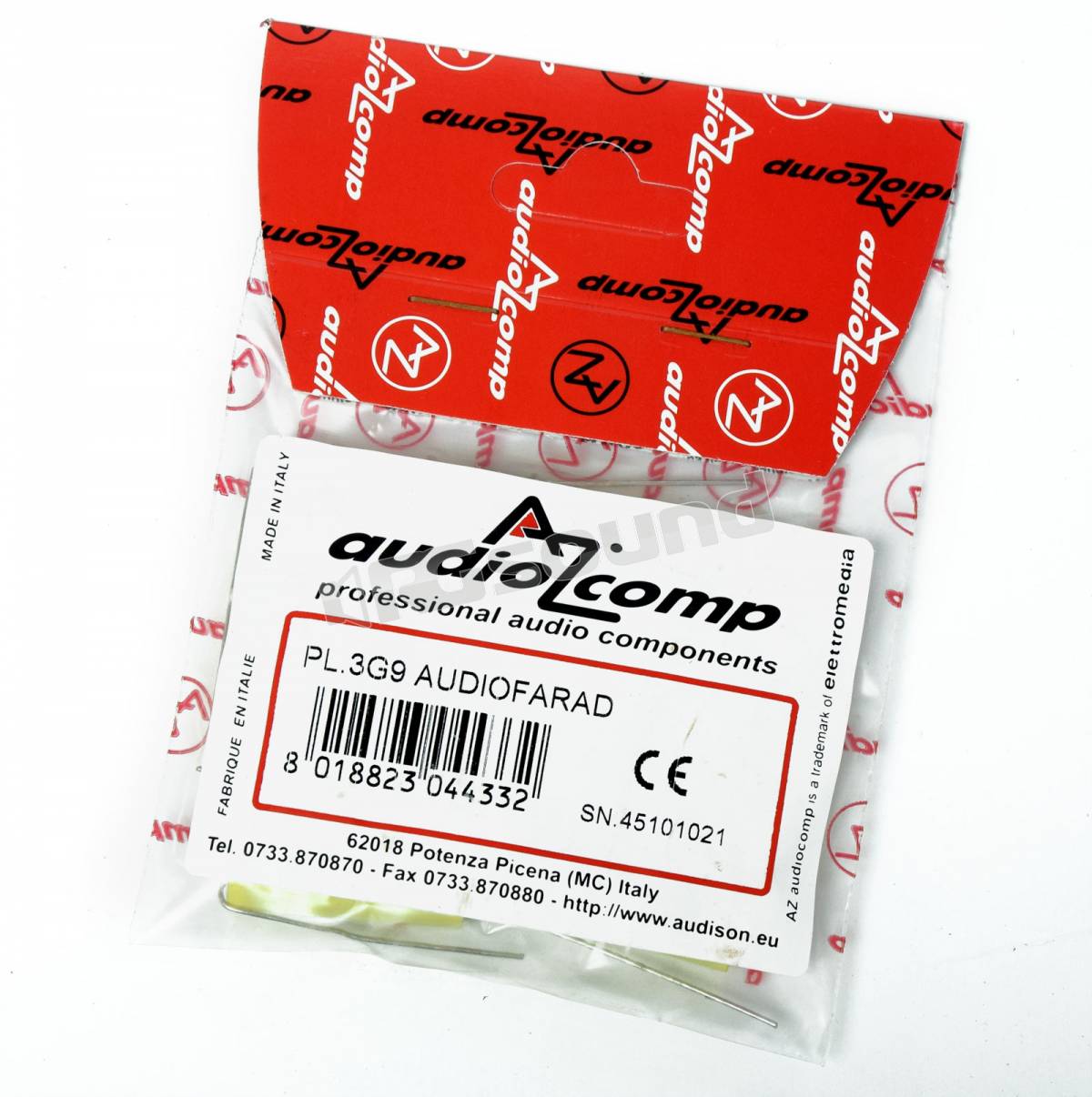 AZ Audiocomp PL.3G9 condensatori 3,9 microfarad poliestere