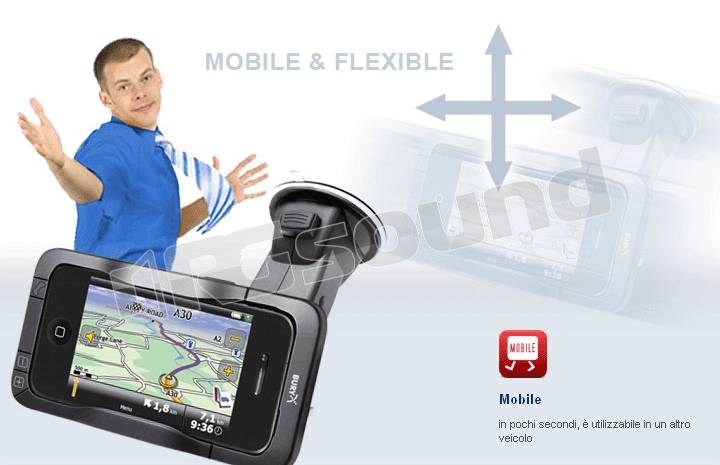 Bury Motion 3 - iPhone 3GS/3G - supporto attivo per auto con caricabatteria