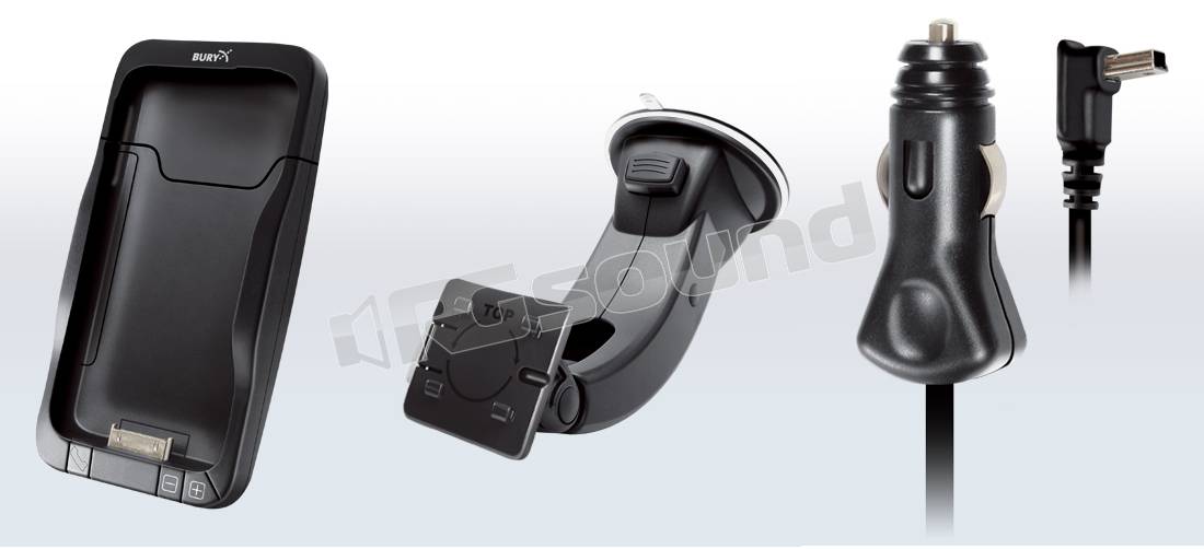 Bury Motion 3 - iPhone 3GS/3G - supporto attivo per auto con caricabatteria