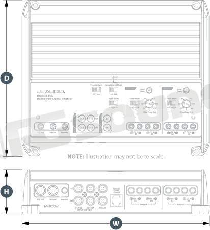 JL Audio M400/4