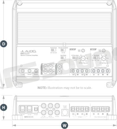 JL Audio M500/3