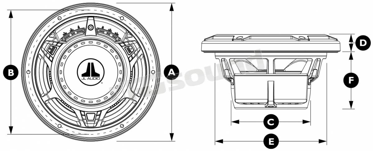 JL Audio M770-CCS-CG-WH