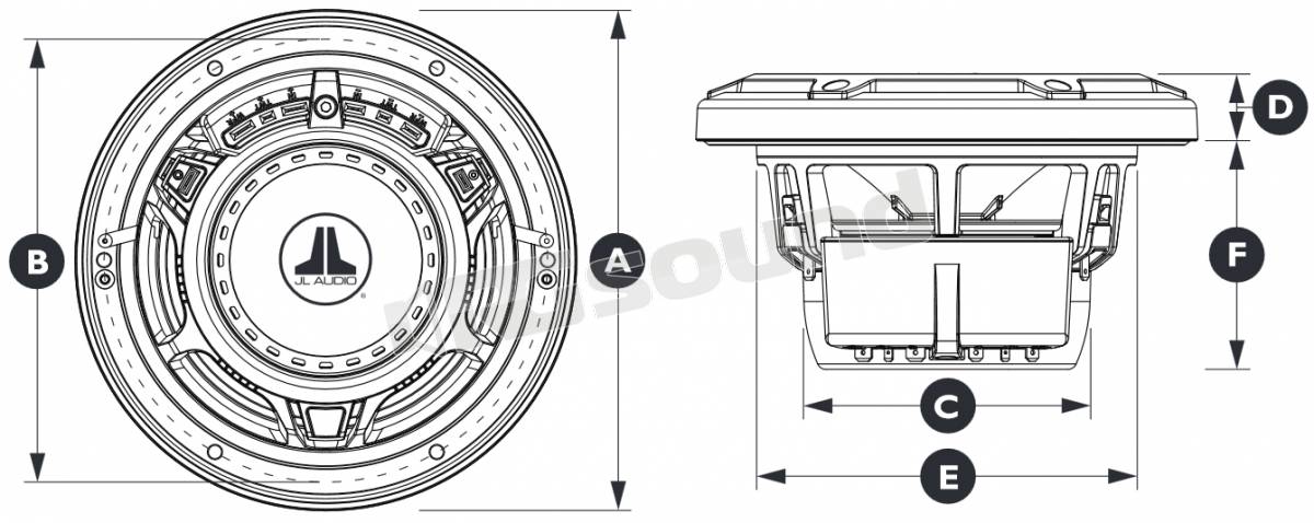 JL Audio M770-TCW-CG-WH