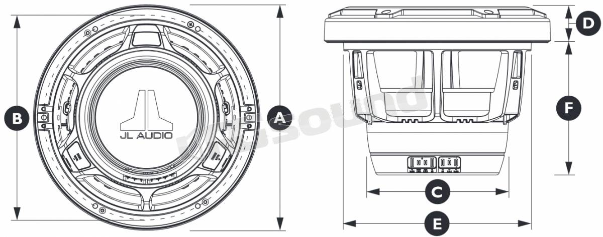 JL Audio M880-CCX-CG-WH