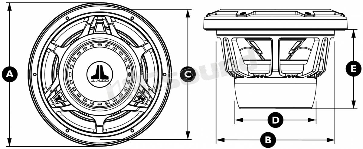 JL Audio MX10IB3-SG-CR