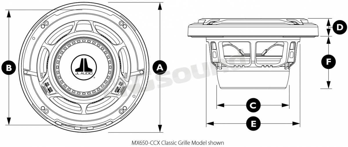 JL Audio MX650-CCX-CG-TB