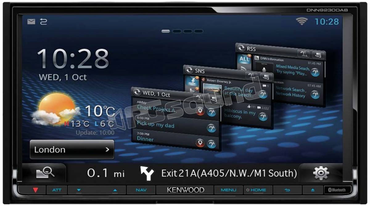 Autoradio JVC KD-X172DB Con DAB+ Integrato: Media Receiver Digitale, Ingresso USB E Aux Frontali, Ricarica Rapida 1.5A, EQ A 13 Bande