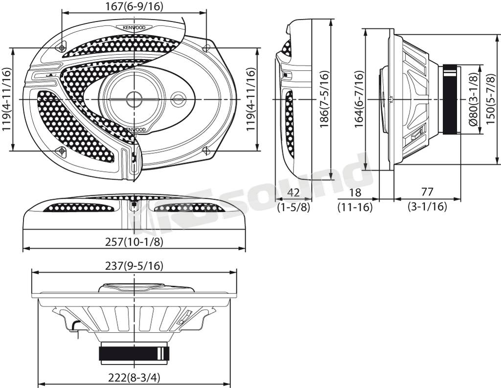 Kenwood KFC-M6932A