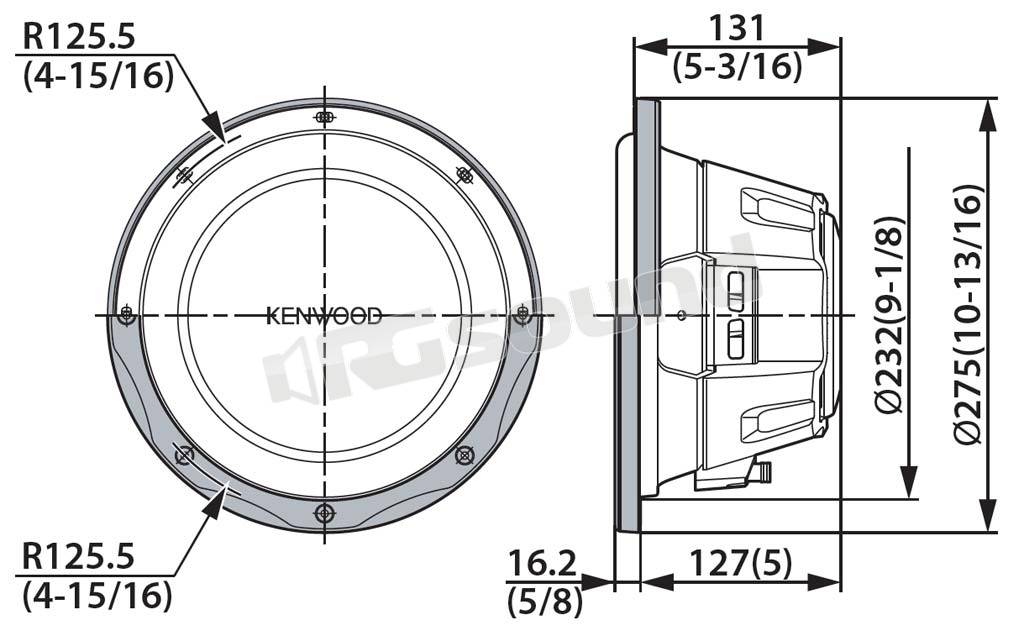 Kenwood KFC-W2513