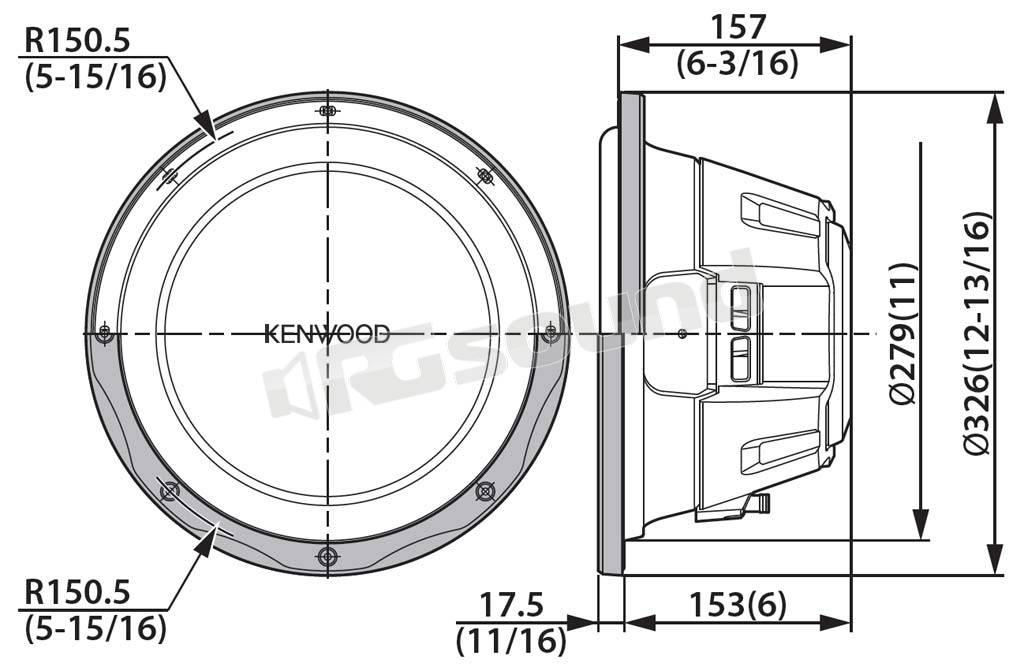 Kenwood KFC-W3013