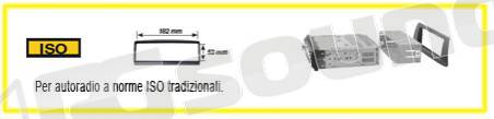 Phonocar Mascherina Autoradio ISO Antracite 3/283 – Per Opel Agila, Signum, Vectra '04, Corsa '06