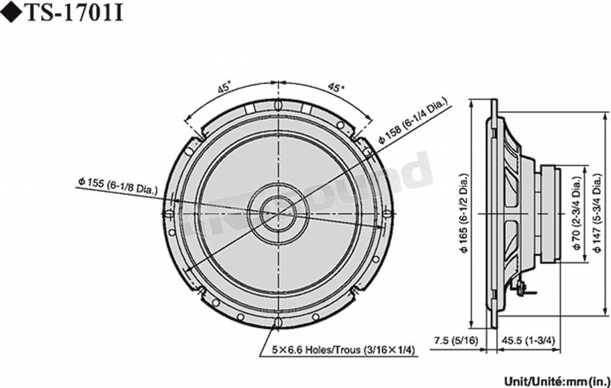 Pioneer TS-1701i