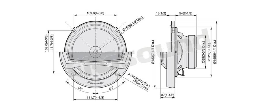 Pioneer TS-A172CI