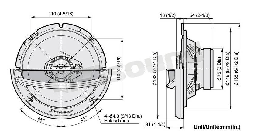 Pioneer TS-A2013i