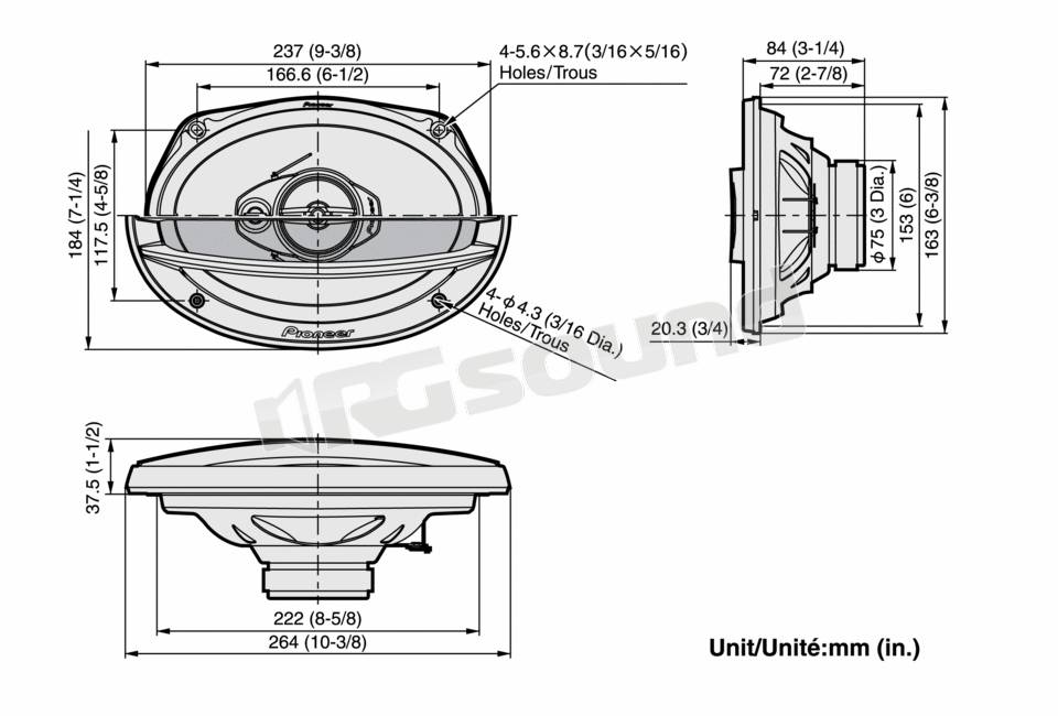 Pioneer TS-A6913i