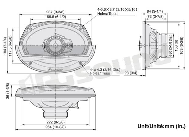 Pioneer TS-A6923I