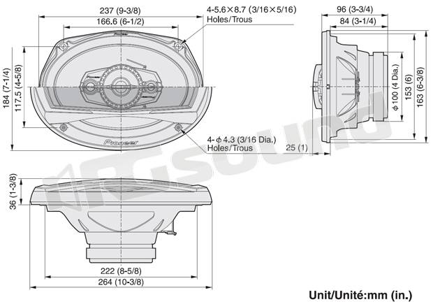 Pioneer TS-A6924i