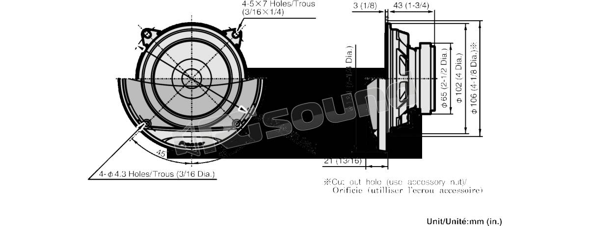 Pioneer TS-G1011i