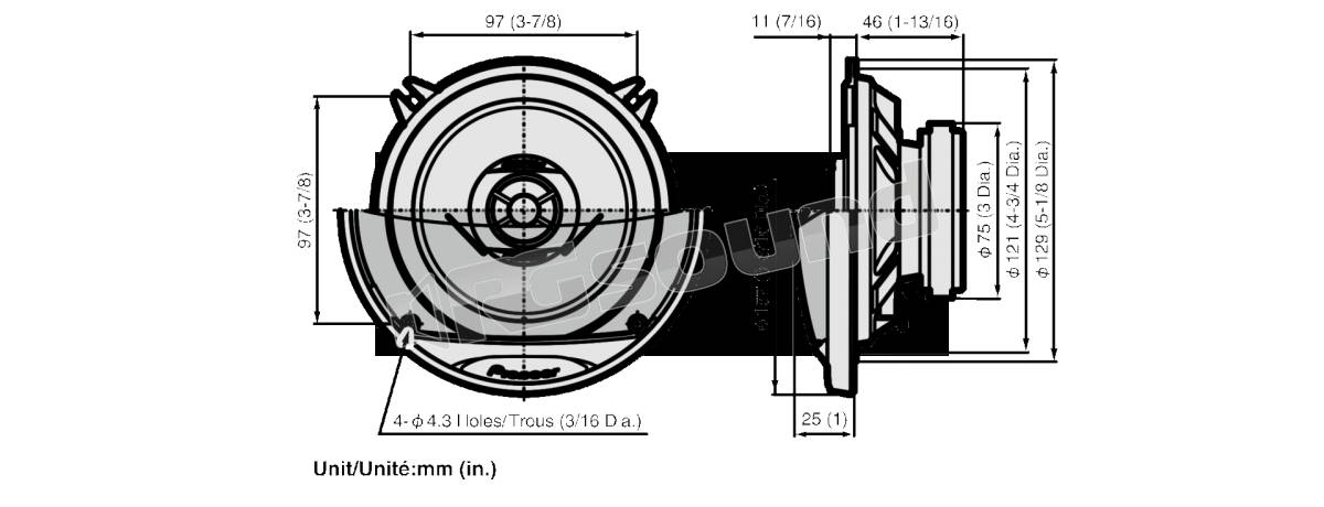 Pioneer TS-G1312i