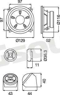 Pioneer TS-H1303