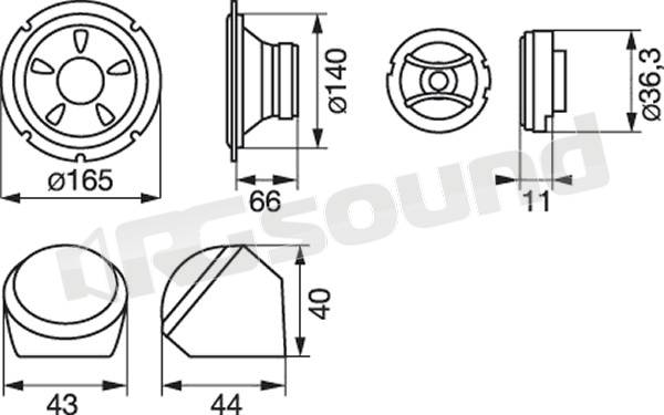 Pioneer TS-H1703