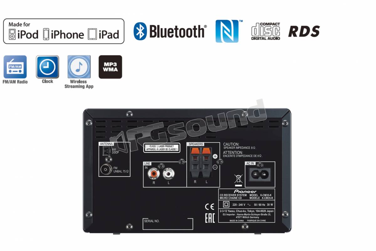 Pioneer X-CM35-K