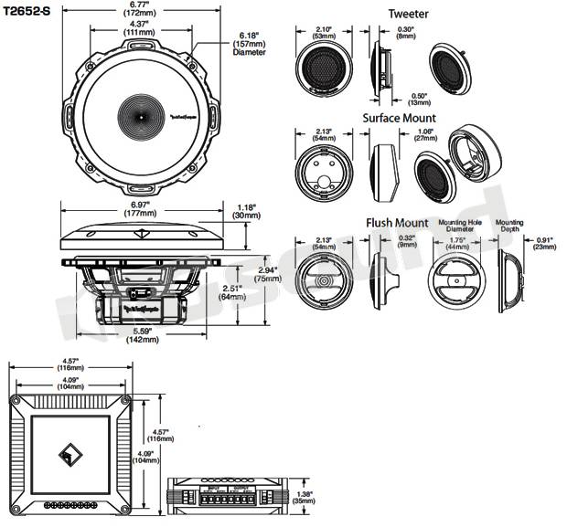 Rockford Fosgate T2652-S