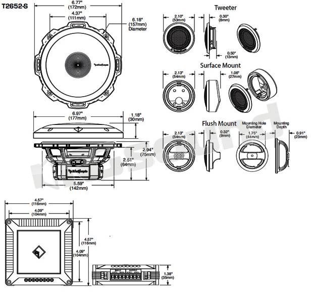 Rockford Fosgate T2652-S