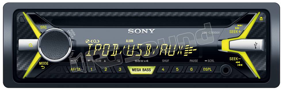 Sony CDX-G3100UV