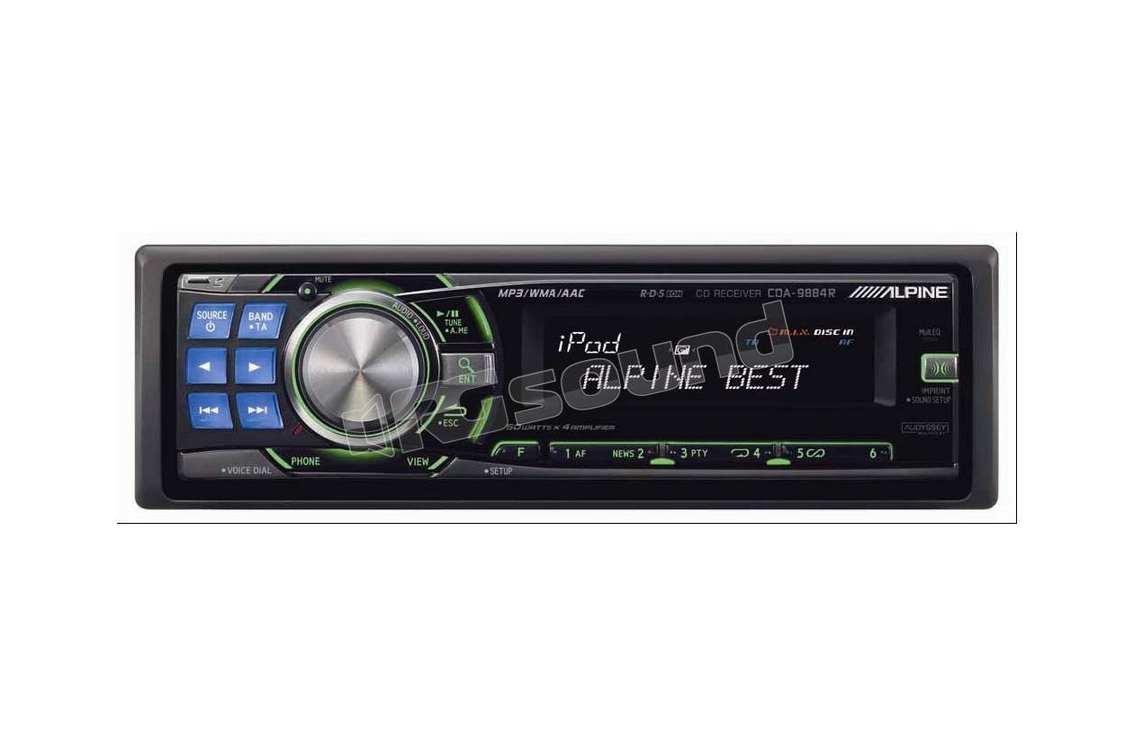 Alpine CDA-9884R - SINTO CD/AAC/MP3/WMA USB