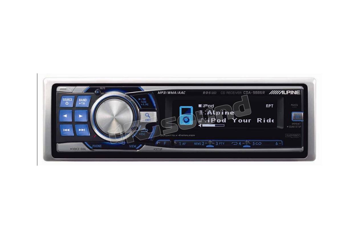 Alpine CDA-9886R - SINTO CD/AAC/MP3/WMA USB