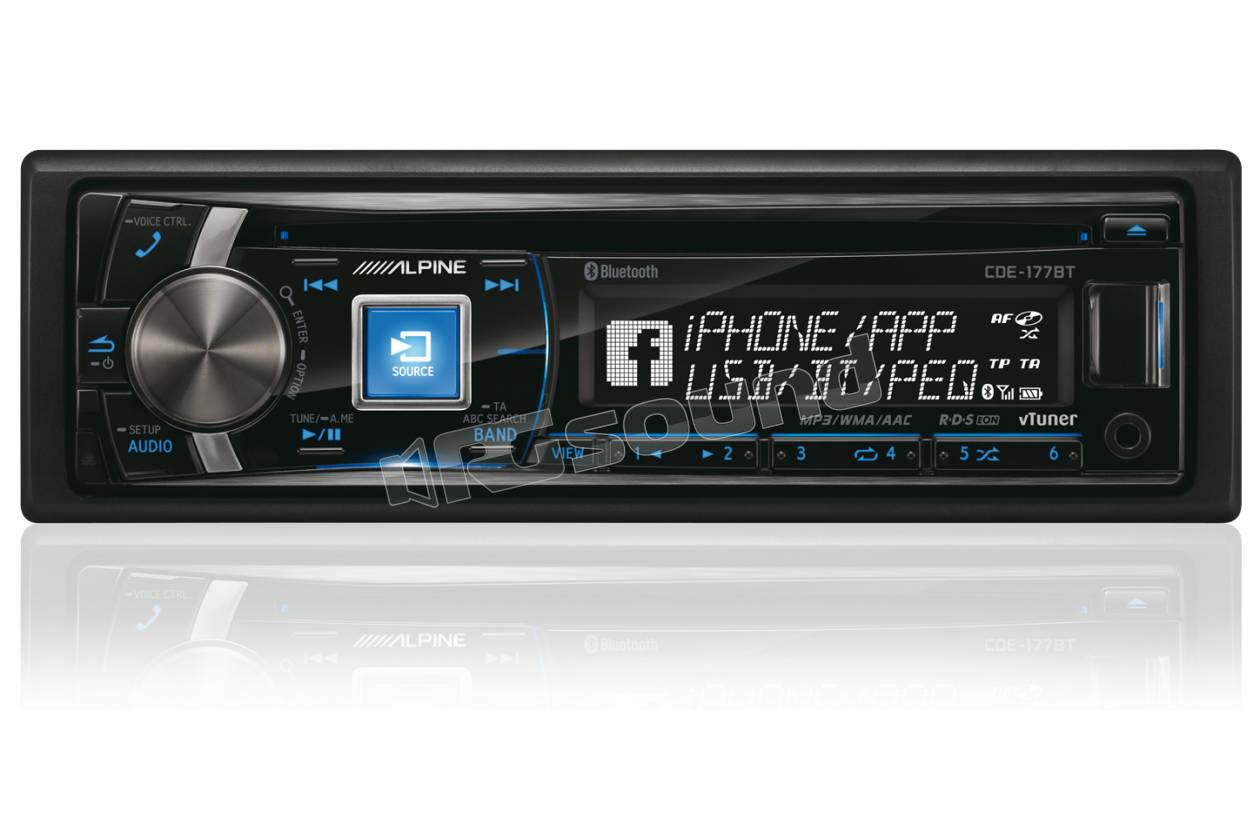 Alpine CDE-177BT  Autoradio 1 din e 2 din Car stereo - Autoradio 1 e