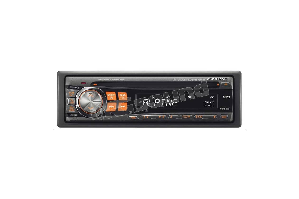 Alpine CDE-9872RM - SINTO CD/MP3