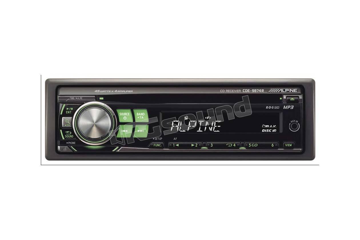 Alpine CDE-9874R - SINTO CD/MP3