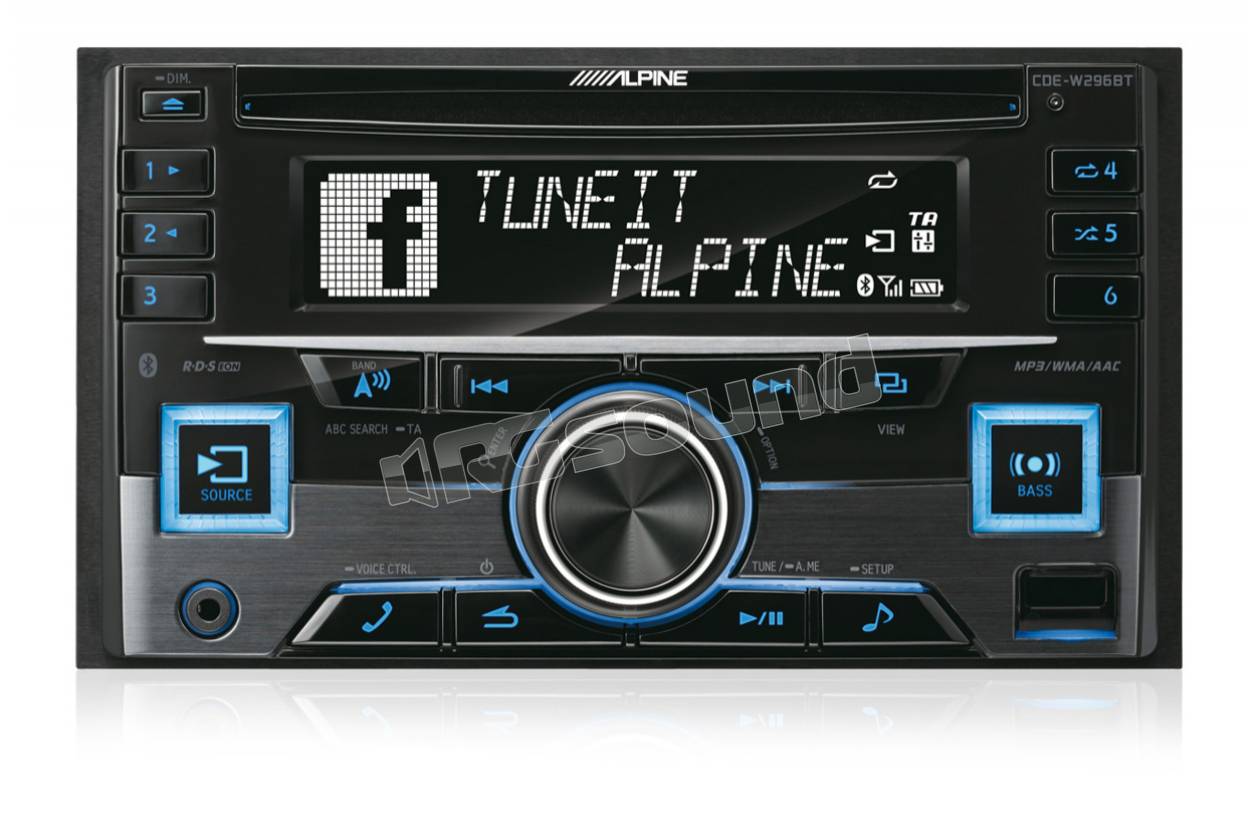 Alpine CDE-W296BT