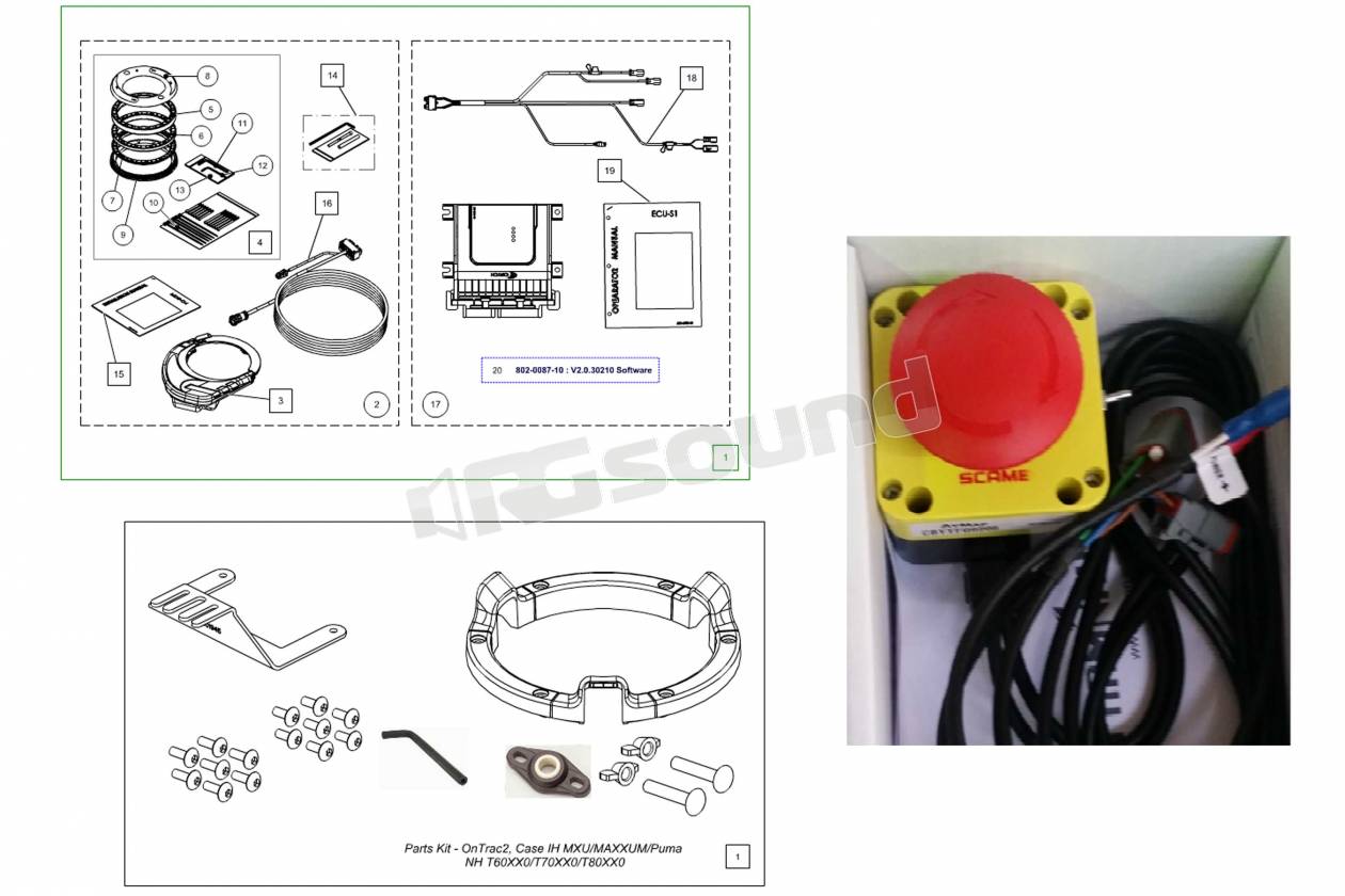 AV Map Farmnavigator Auto-steering Kit K10ASSKY01