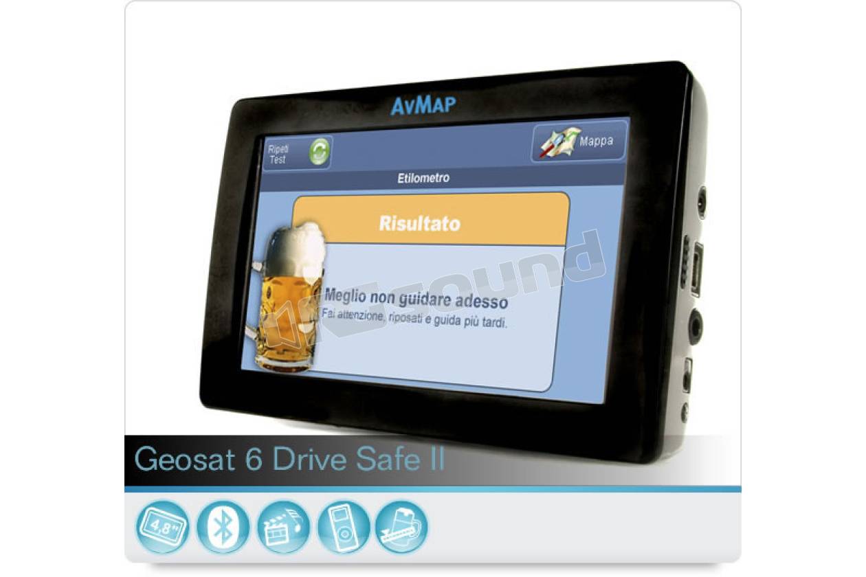 AV Map Geosat 6 Drive Safe II Italia