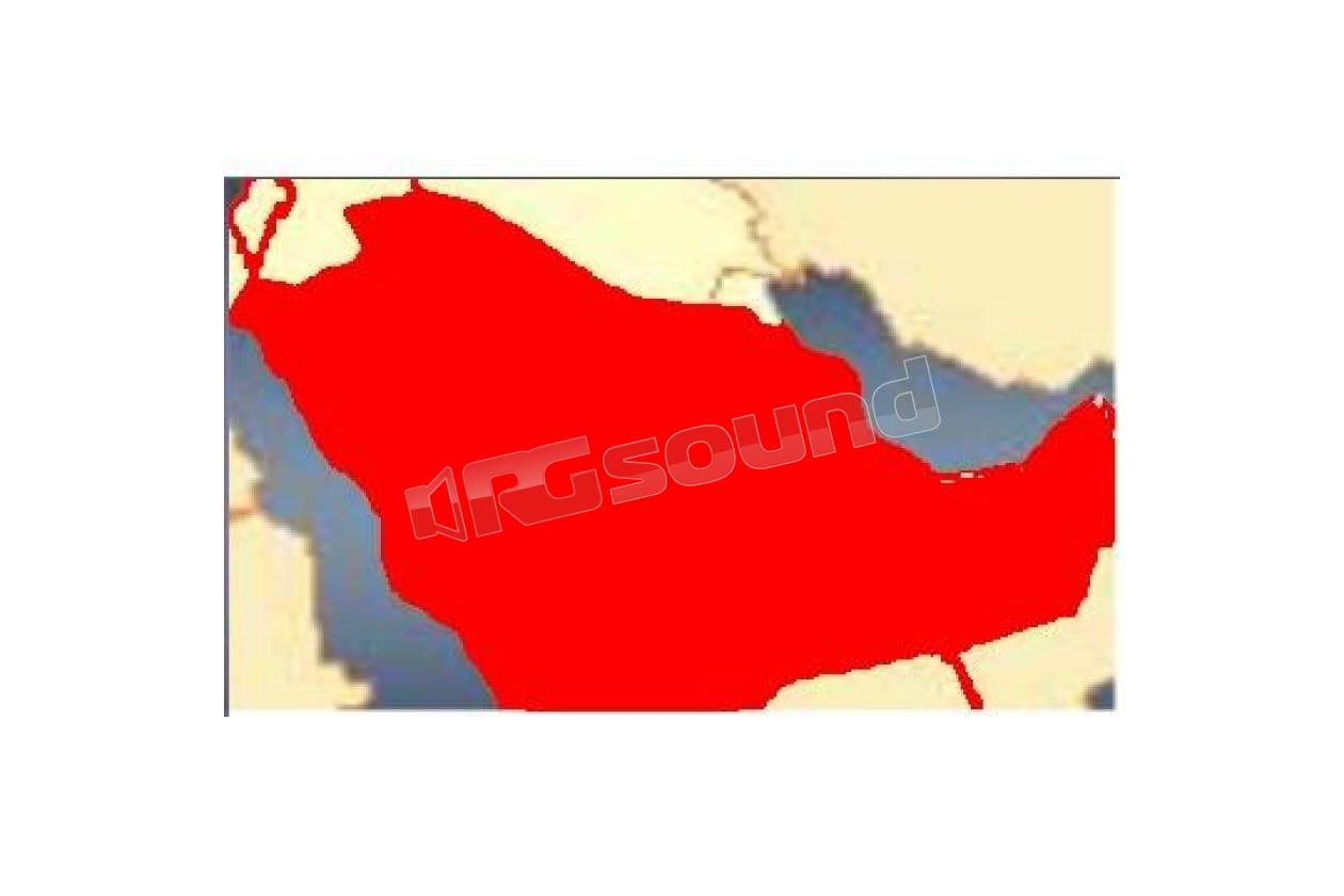AV Map Mappa Arabia Saudita e Emirati Arabi per Geosat 6, Geosat 5, Geosat 4/2, Geosat 2, Motivo