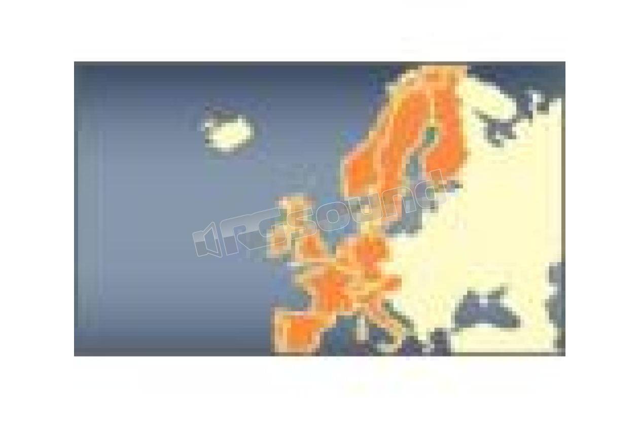 AV Map Mappa Europa Occidentale per Geosat 6, Geosat 5, Geosat 4/2